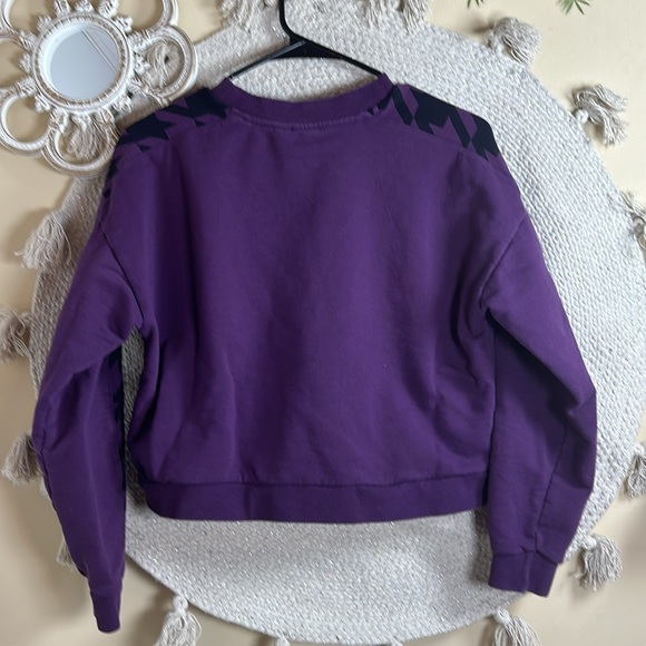 Purple puma cropped crew neck - Picture 5 of 6